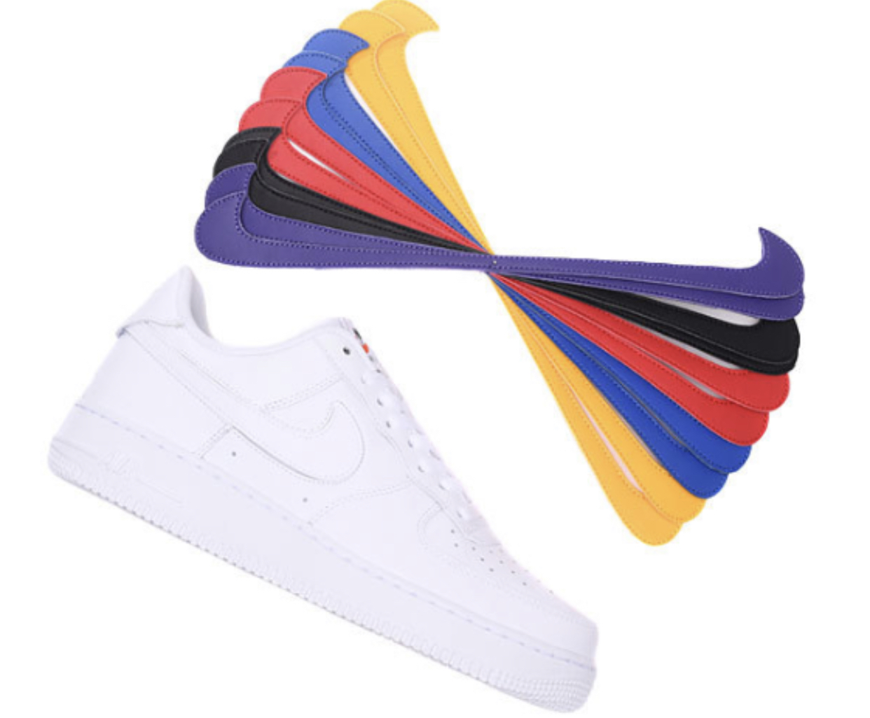 air force 1s changeable swoosh